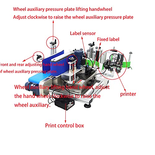 HayWHNKN Automatic Round Bottle Labeling Machine with Coding Function