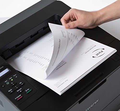 Brother Monochrome Laser Printer, HL-L6200DW, Wireless Networking, Mobile Printing, Duplex Printing, Large Paper Capacity, Amazon Dash Replenishment Enabled