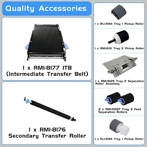 FANGUU Transfer Kit for HP Color Laser Printer M551 M570/M575/CM3530/CP3525 CF081-67904 (RM2-7448) CC468-67927 CC468-67907