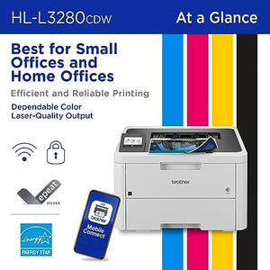 Brother HL-L3280CDW Wireless Color Laser Printer | Duplex, Mobile Printing, Ethernet | Amazon Dash Replenishment Ready