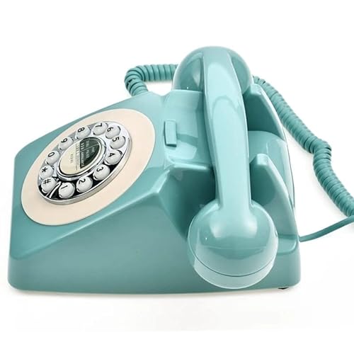 Retro Old-Fashioned Wired Telephone Mini-Key Dial Phone