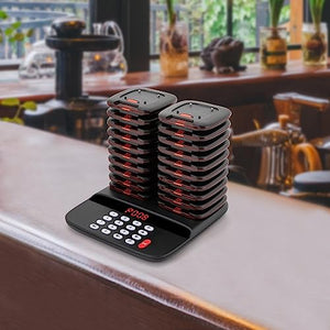 BILPIKOGoo Restaurant Pager System - Long Distance Pagers for Social Distancing (2624-3280ft)