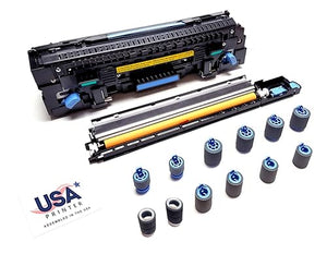 USA Printer Deluxe Maintenance Kit for HP Laserjet Enterprise M806 M830 (RM1-9712 Fuser, CF367-67907 Transfer Roller, Tray 2-5 Roller Kit)