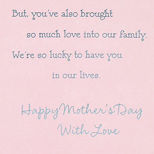 Hallmark Mother's Day Card for Daughter-in-Law (Lucky to Have You in Our Lives)