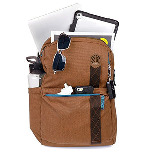 STM Banks Backpack for Laptop & Tablet Up to 15" - Desert Brown (stm-111-148P-10)