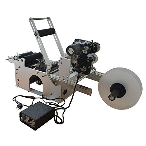 LT-50D 2 in 1 Automatic Round Bottle Label Labeling Machine with Date Code Printer Labeller 110V