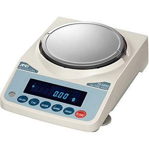 A&D Weighing FX-1200I Toploading Balance 1220g x 0.01g Ext.Calibration, Comparator, RS-232