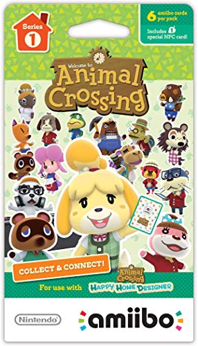 Animal Crossing Amiibo Cards Series 1 Full Box (18 Packs, 6 Cards Per Pack/108 Cards)