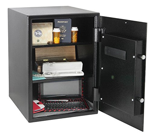 SentrySafe SFW123DSB Fireproof Safe and Waterproof Safe with Dial Combination 1.23 Cubic Feet