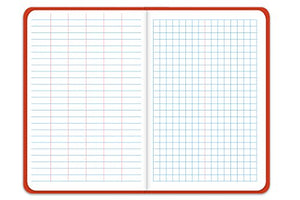 Elan Publishing Company E64-4x4 Field Surveying Book 4 ⅝ x 7 ¼, Bright Orange Cover (Pack of 48)