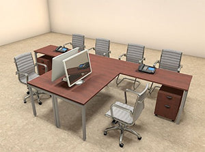 UTM Modern Executive Office Workstation Desk Set - Two Persons, OF-CON-S12