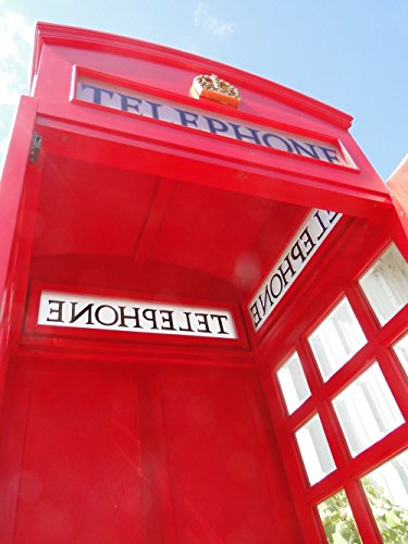 The King's Bay Red British London Telephone Booth Cast Iron Replica