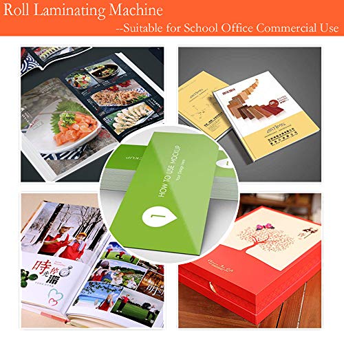 Fencia Hot Cold Roll Laminator 17" Single/Dual Sided Thermal Laminating Machine 110V