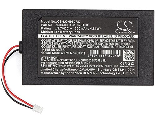 XSPLENDOR (10 Pack) XSP Battery for LOGITECH 915-000257 915-000260 Elite Harmony 950 PN 533-000128 623158