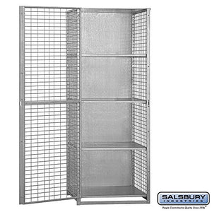 Salsbury Industries Large Unassembled Security Cage Storage Locker