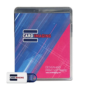 Magicard Enduro 3e Dual Sided ID Card Printer & Supplies Bundle with Card Imaging Software (3633-3021)