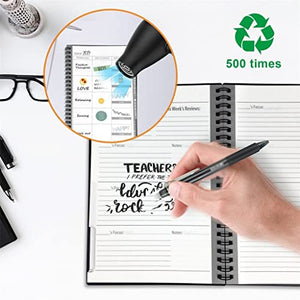 GZQDX A5 Smart Erasable Spiral Diary Notebook Office School Journal Business Gift Reusable Planner (Color : Diary Notebook, Size : A5)