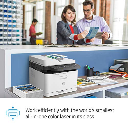 HP Color Laser 179Fnw Wireless All in One Laser Printer with Mobile Printing & Built-in Ethernet (4ZB97A)