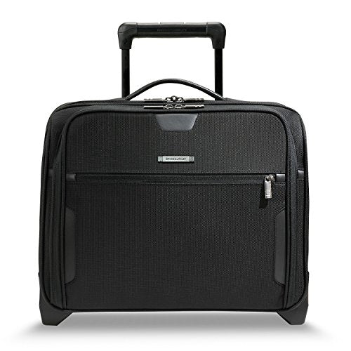 Briggs & Riley Medium Slim Rolling Brief KR251 (One Size, Black)