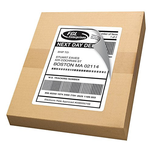Avery Shipping Address Labels, Laser Printers, 1,000 Labels, Half Sheet Labels, Permanent Adhesive, TrueBlock (95900)