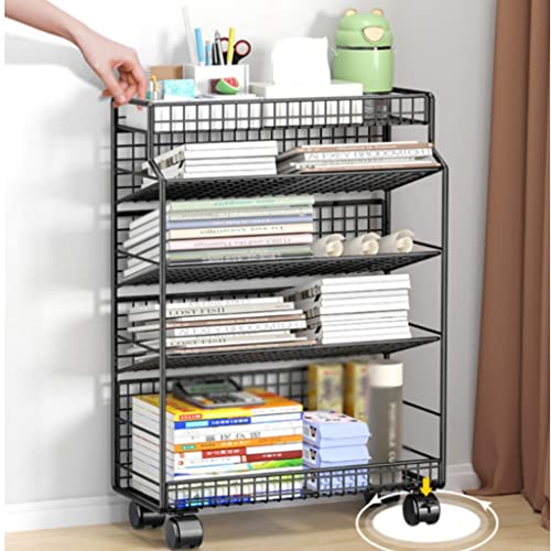 TEmkin Small Bookshelf with Wheels