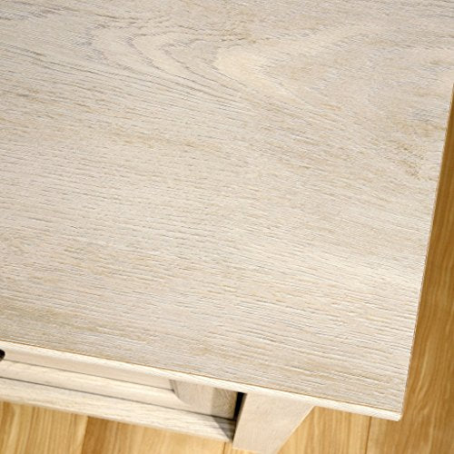 Sauder 419088 Edge Water Computer Desk With Hutch, L: 59.06" x W: 23.307" x H: 46.417", Chalked Chestnut finish