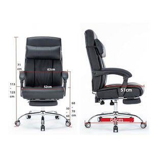 None MADALIAN Office Chair Aluminum Alloy Footrest Seat