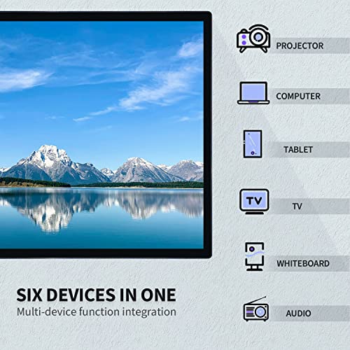 TouchWo 32 inch Interactive Touchscreen Monitor with Android 11, 1080P Display - Office & Classroom Whiteboard