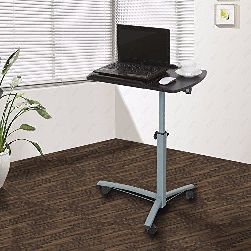 Generic e Stan Stand Overbed Table Desk Tilting Desk Tilting Food Tray Hospital esk Tilting Table Rolling Laptop Table Tabletop TV Tabletop TV