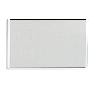 Iceberg 34111 Perforated Steel Magnetic Bulletin Board, 1.32" Height, 40.125" width, 24.75" Length,,White