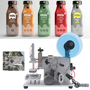 NG NOPTEG Semi-Automatic Square Bottle Labeling Machine, Adjustable Label Applicator 20-40pcs/min