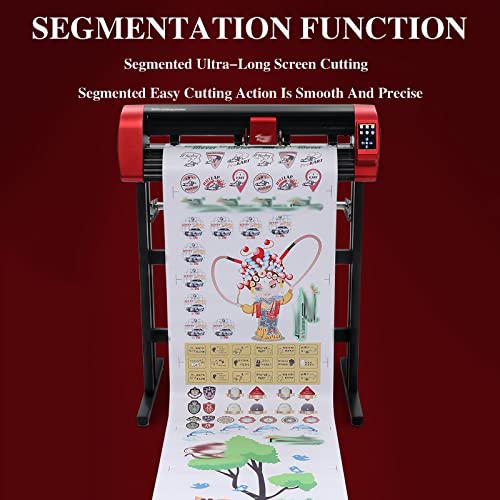 Vinyl Cutter Machine, 59" Plotter with Stand, Sign Maker Printing, High-Sensitivity Touch Screen