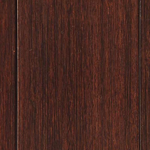Anji Mountain AMB24025W Real Bamboo Wood Chair Mat, 55 x 57, Dark Cherry