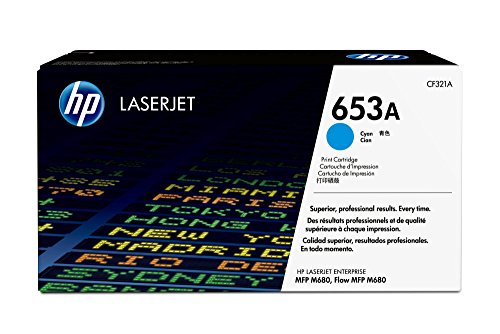 HP 653A (CF321A) Cyan Toner Cartridge for HP Color LaserJet Enterprise M680