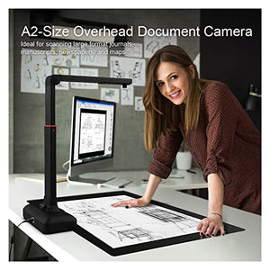 Bevve Smart Document Scanner S21 - A2/A3 Large Format 23MP High Resolution - Auto-Flatten & Multi-Language Support