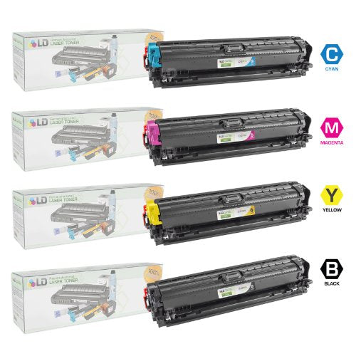 LD Remanufactured Toner Cartridge Replacement for HP 307A (Black, Cyan, Magenta, Yellow, 4-Pack)