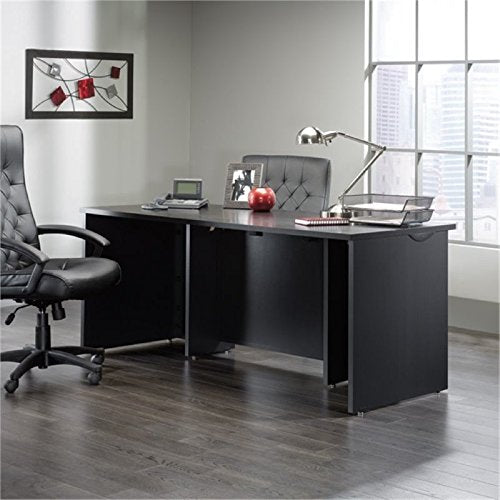Bowery Hill Executive Desk in Bourbon Oak