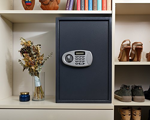 AdirOffice Security Safe with Digital Lock, Black, 2.32 Cubic Feet