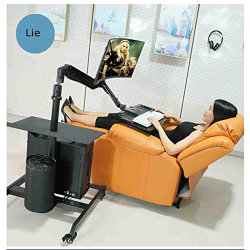 ASUMUI Lifting Single Arm Interactive Workstation Computer Monitor Stand Desk Stand