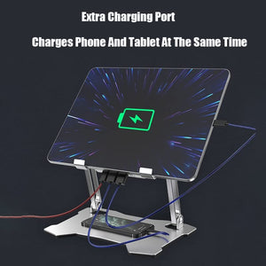 EYHLKM Cooling Tablet Laptop Stand Adjustable Aluminum Notebook Computer Stand Accessories Portable Laptop Holder