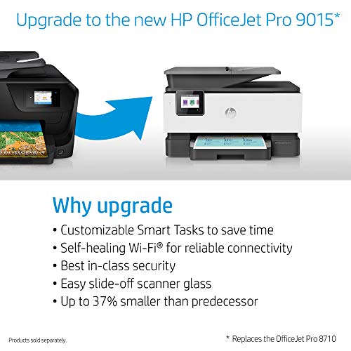 HP OfficeJet Pro 8710 All-in-One Wireless Printer, HP Instant Ink or Amazon Dash replenishment ready (M9L66A)