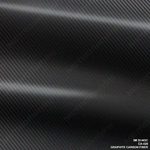 3M DI-NOC CA-420 Graphite Carbon Fiber 4ft x 70ft (280 Sq/ft) Flex Vinyl Wrap Film
