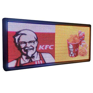 P6 Full Color led Sign Scrolling Texts Images Video Display (40''x17.9'')