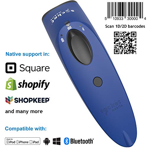 SocketScan S740, Universal Barcode Scanner, Blue & Black Dock