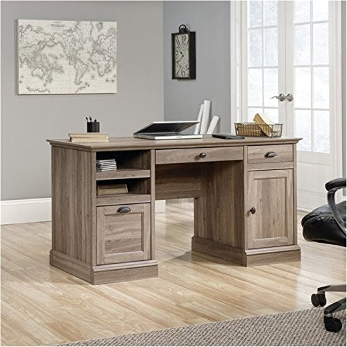 Bowery Hill Executive Desk in Salt Oak