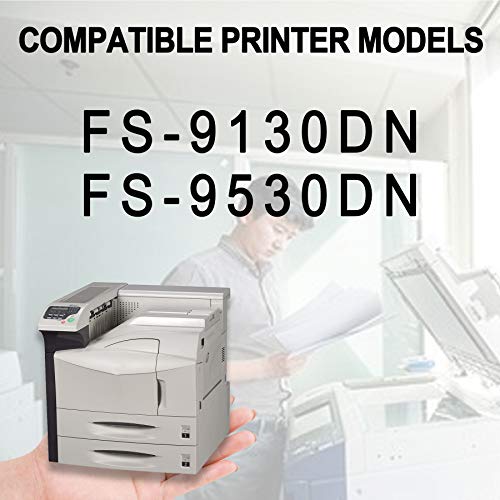3 Pack Black TK712 TK-712 1T02G10US0 Toner Cartridge Replacement for Kyocera FS-9130DN FS-9530DN Toner Kit Printer