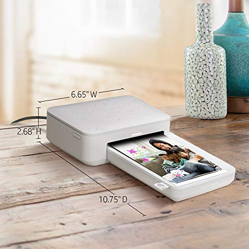 HP Sprocket Studio Photo Printer – Personalize & Print, Water- Resistant 4x6" Pictures (3MP72A)