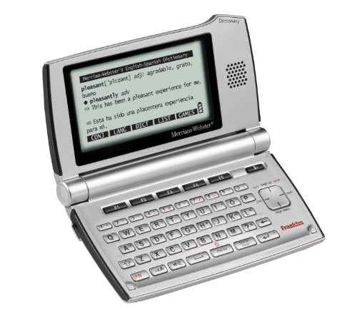 Franklin Electronics BES-2110 Merriam Webster Speaking Spanish English Dictionary Electronic Reference Device