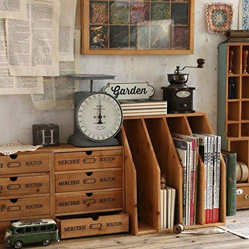 WEBOL Home Office Wooden Filing Cabinet with Extension Drawer 38x25x34cm