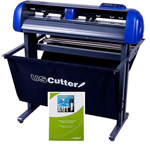 28-inch USCutter Titan 2 Vinyl Cutter/Plotter with Stand, Basket and Design and Cut Software
